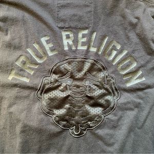 True Religion SS Mesh Buddah Tee